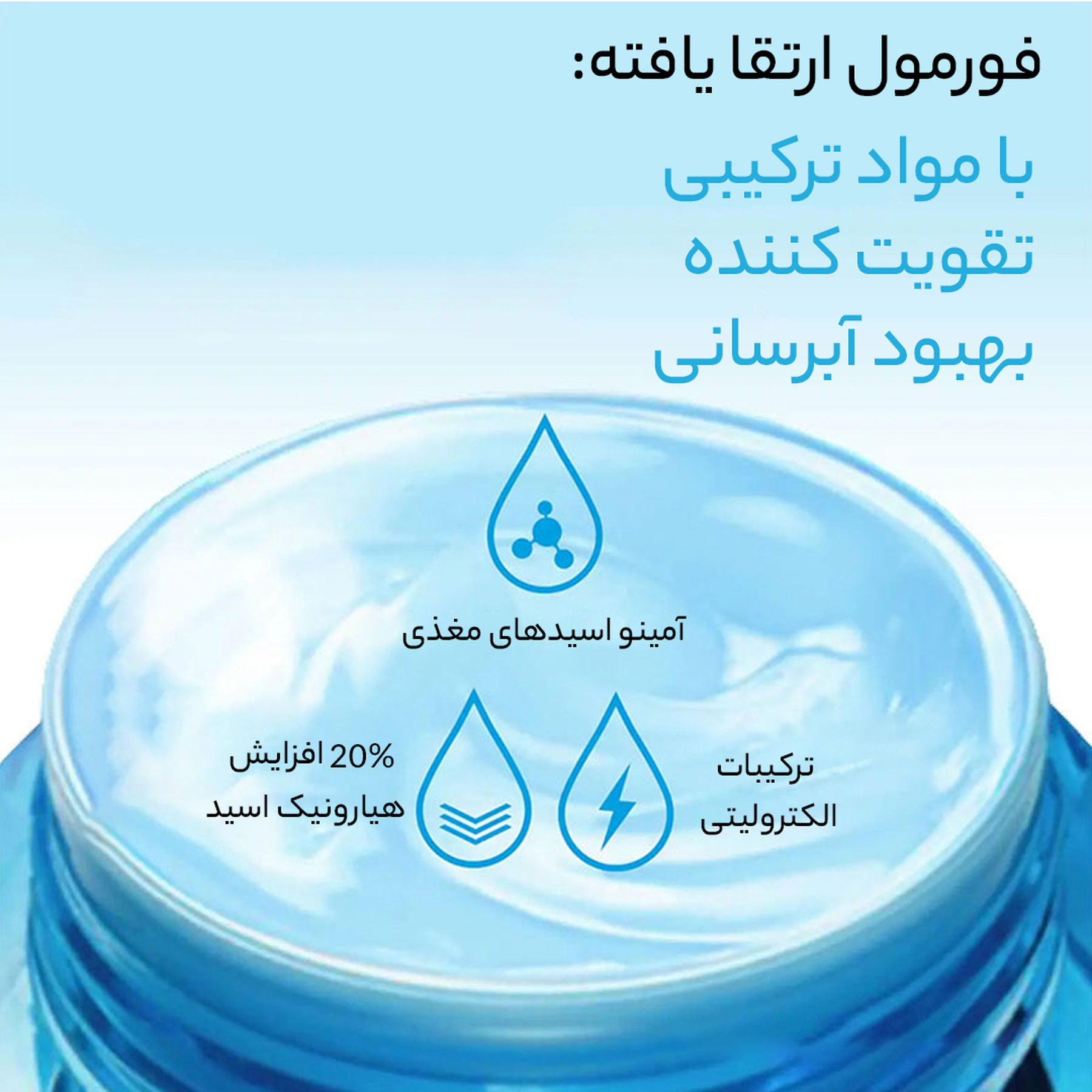 ژل آبرسان نوتروژینا مدل hydro boost aqua gel حجم 50 میلی لیتر