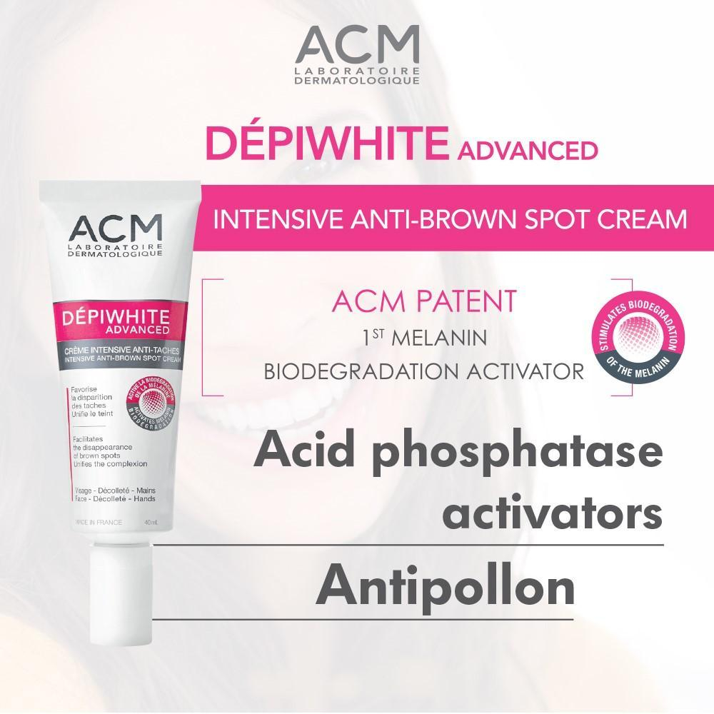 کرم ضد لک ای سی ام مدل DepiWhite Advanced حجم 40 میلی لیتر