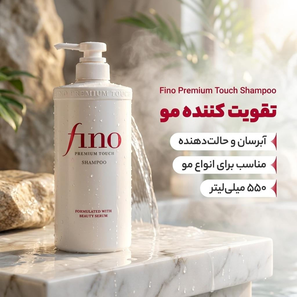 شامپو تقویت کننده مو فینو حجم 550 میلی‌لیتر