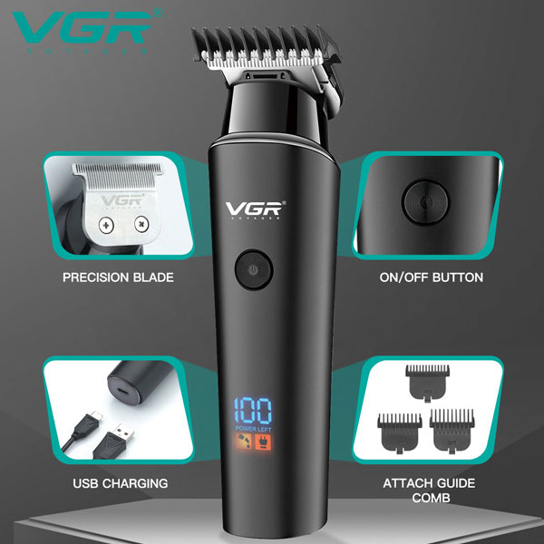 ماشین اصلاح موی سر و صورت وی جی ار مدل V-937